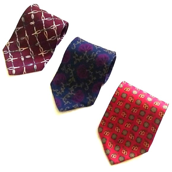 Take 1/2 OFF Christian Dior Silk Tie Bundle VINTAG - Picture 1 of 12